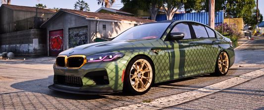 2022 BMW M5CS FiveM mod front view