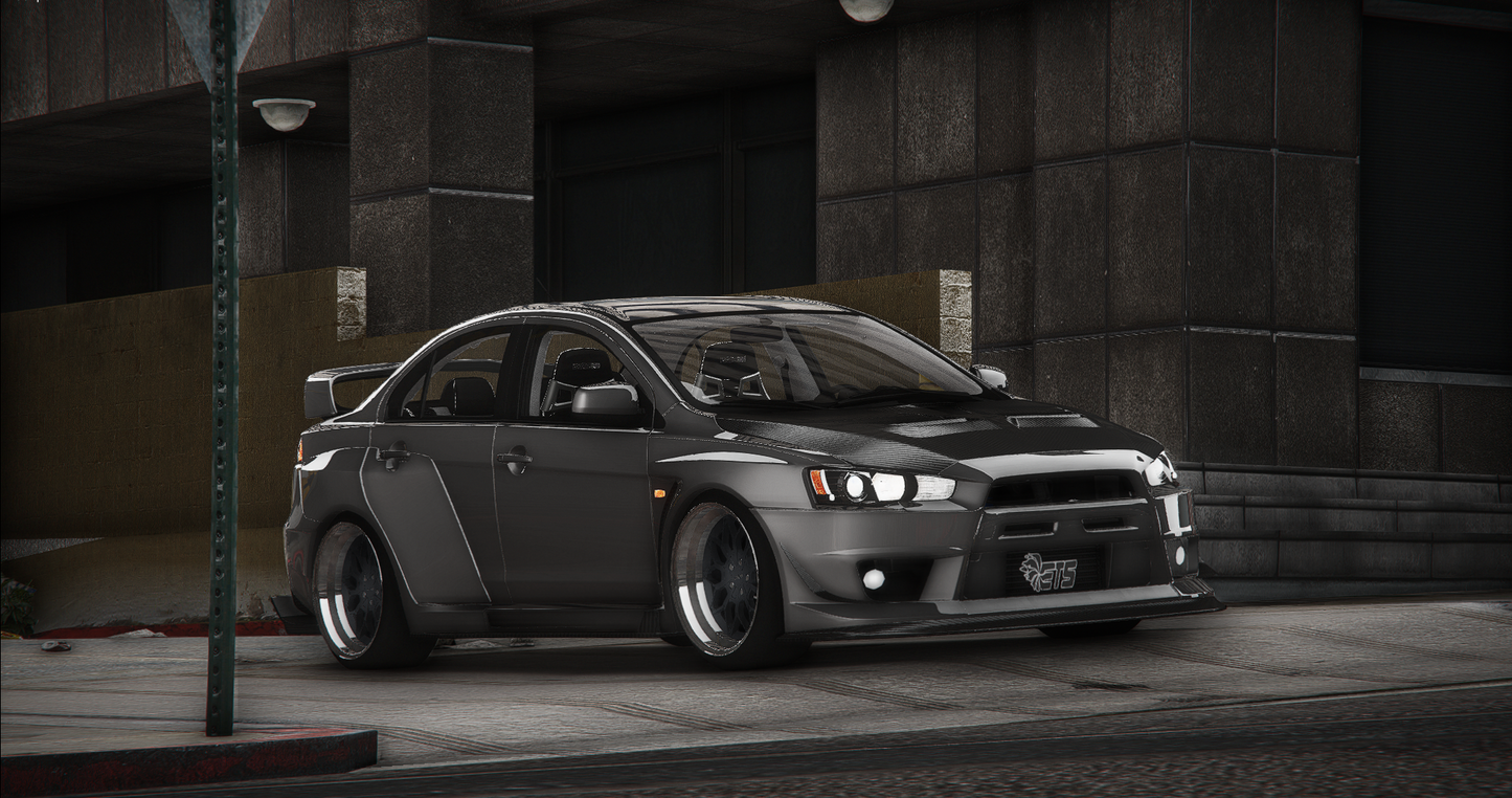 (Debadged) Mitsubishi Lancer Evolution Widebody