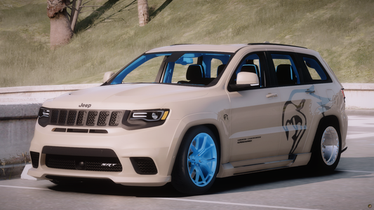 Custom Tuned Drag Spec JEEP Grand Cherokee Trackhawk with Custom Props