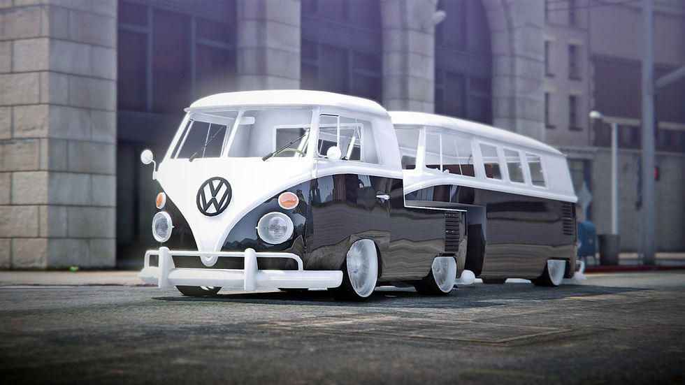 VW T1 with Trailer