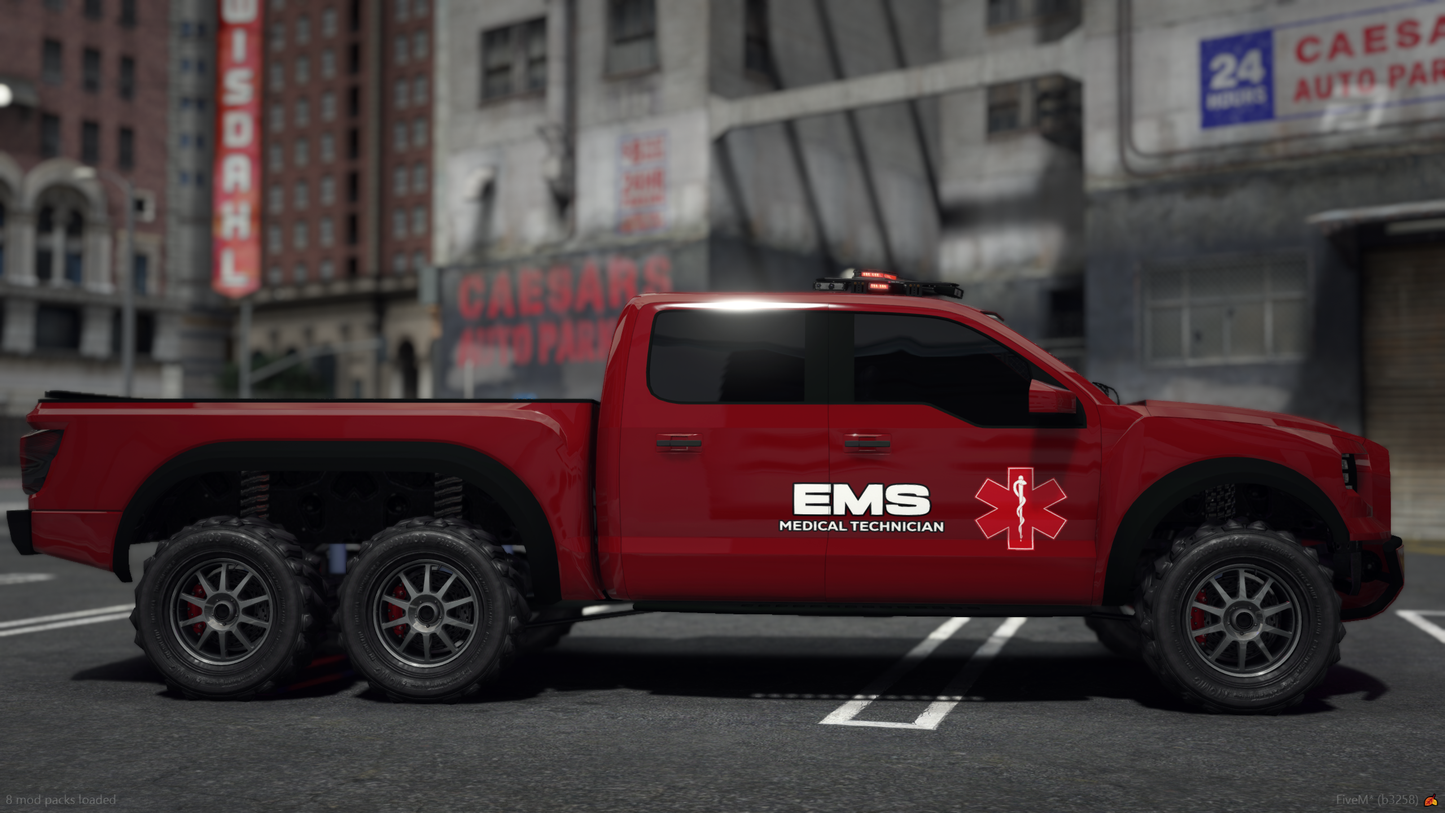 Lore Friendly EMS Pack (10 Cars)