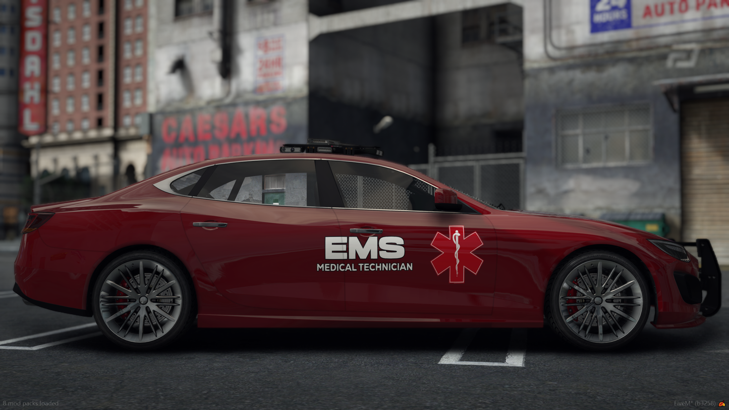 Lore Friendly EMS Pack (10 Cars)