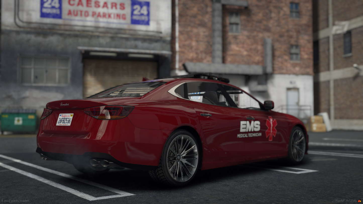 Lore Friendly EMS Pack (10 Cars)