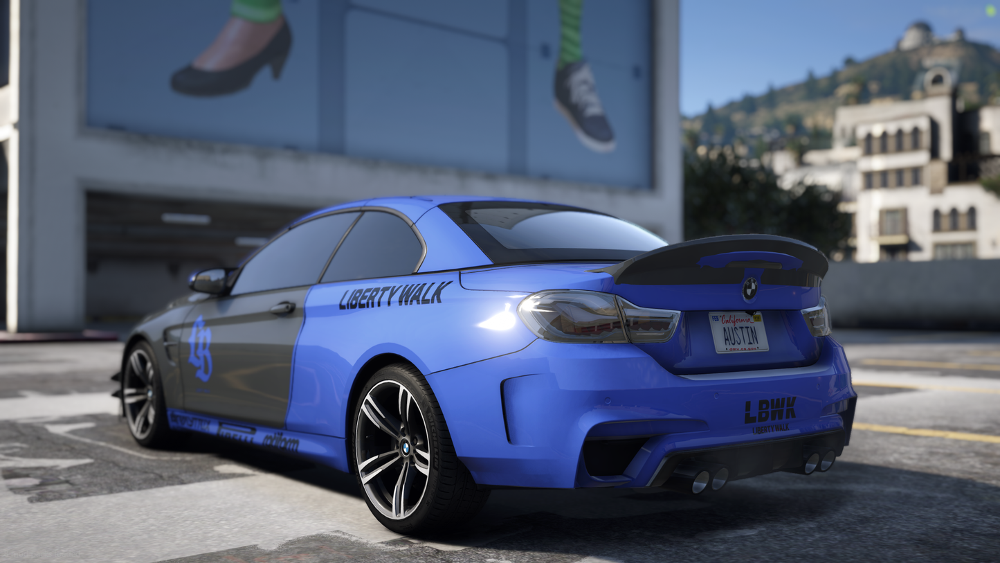 2014 BMW M4 F82 Convertible [Animation Roof] [Tuning]