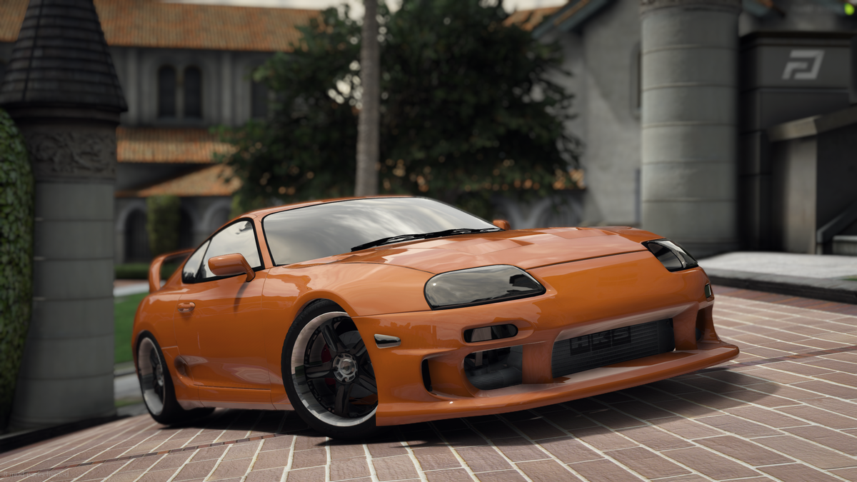 (Debadged) 2001 Toyota Supra MK4 Top Secret