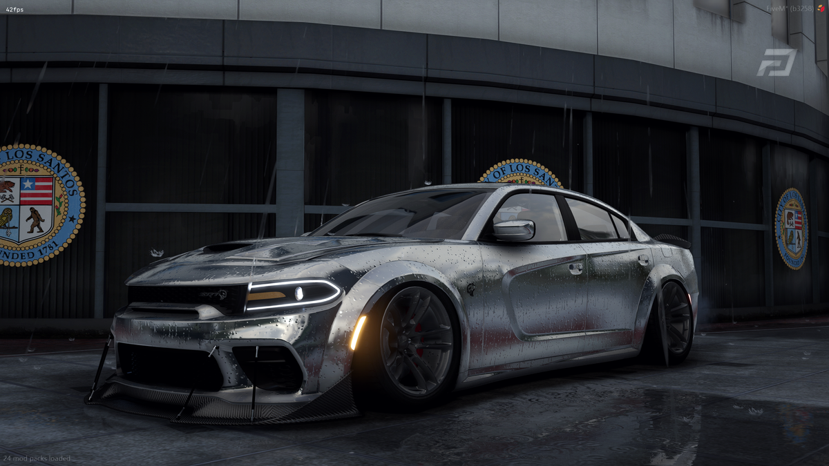 Bagged Whipple Dodge Charger Hellcat