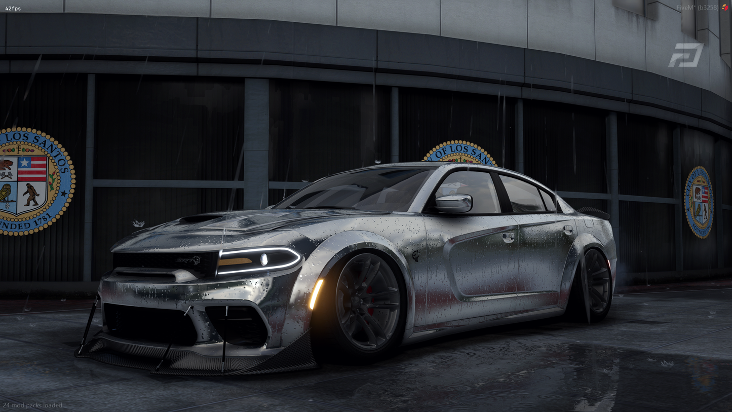 Bagged Whipple Dodge Charger Hellcat