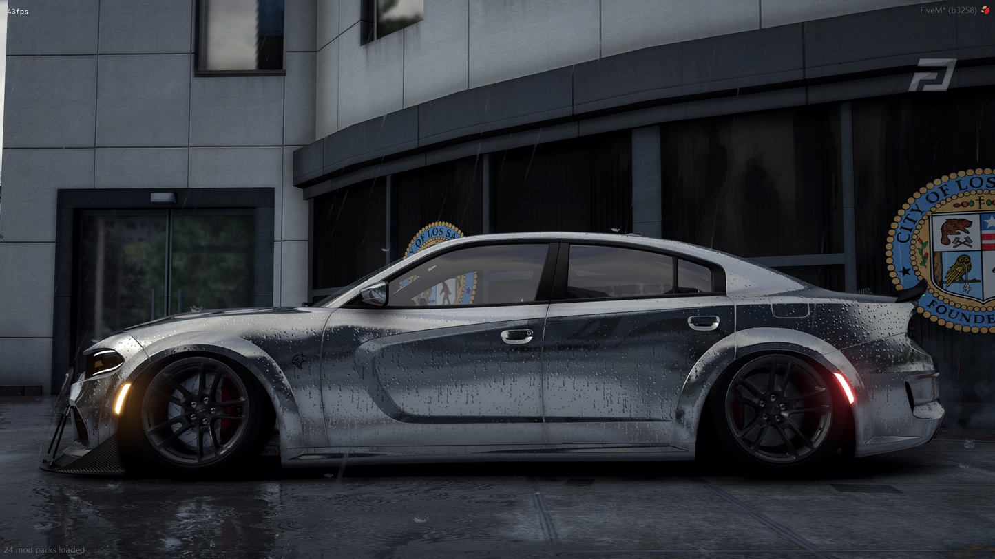 Bagged Whipple Dodge Charger Hellcat