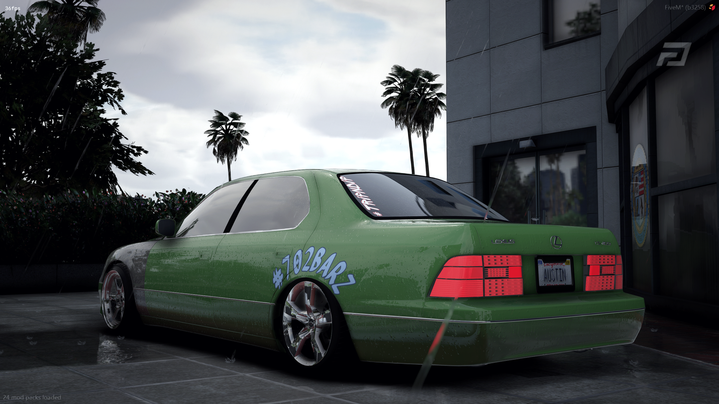 Custom Two Tone Lexus Slider