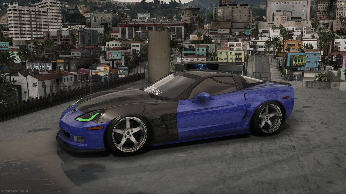 Chevrolet C6 Corvette Slammed Custom