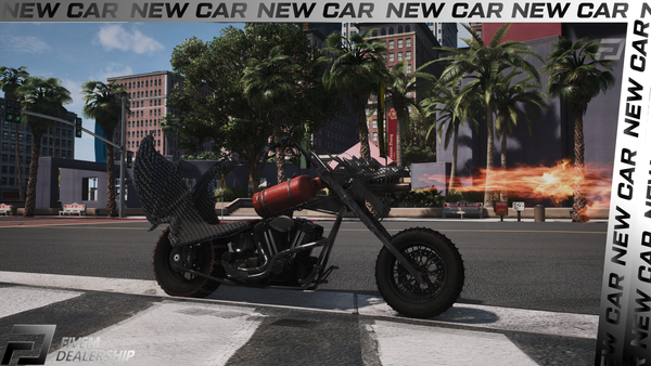 (Lore Friendly) Flame Thrower Bike