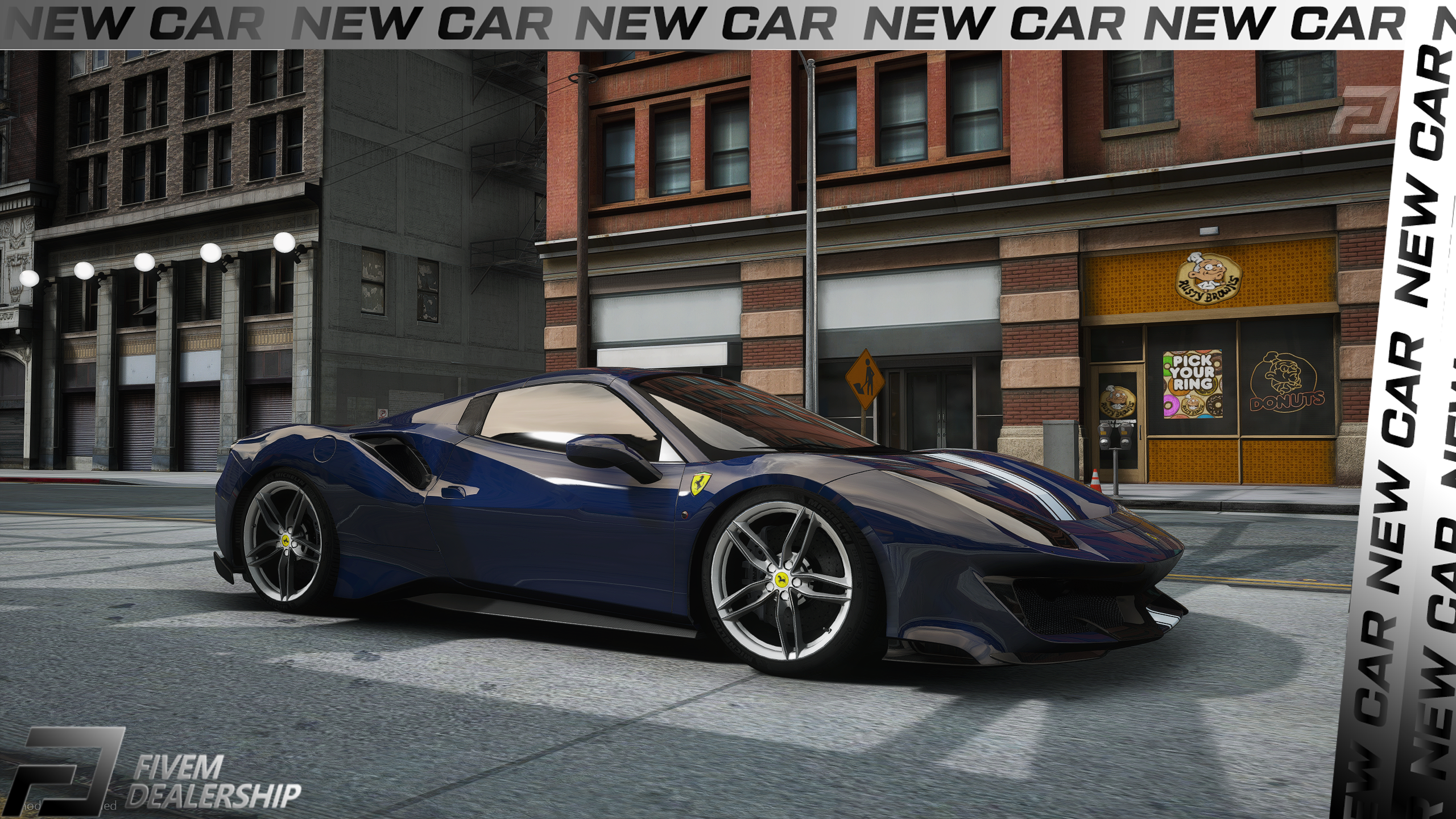 Ferrari 488 Pista Spider [Animation Roof]