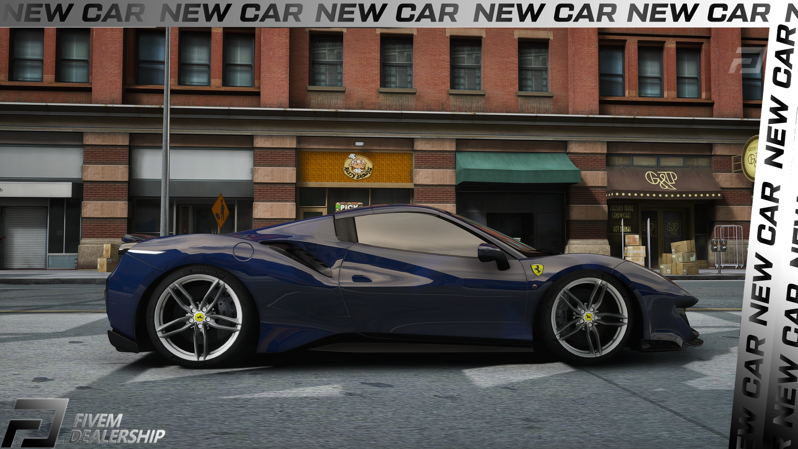 Ferrari 488 Pista Spider [Animation Roof]