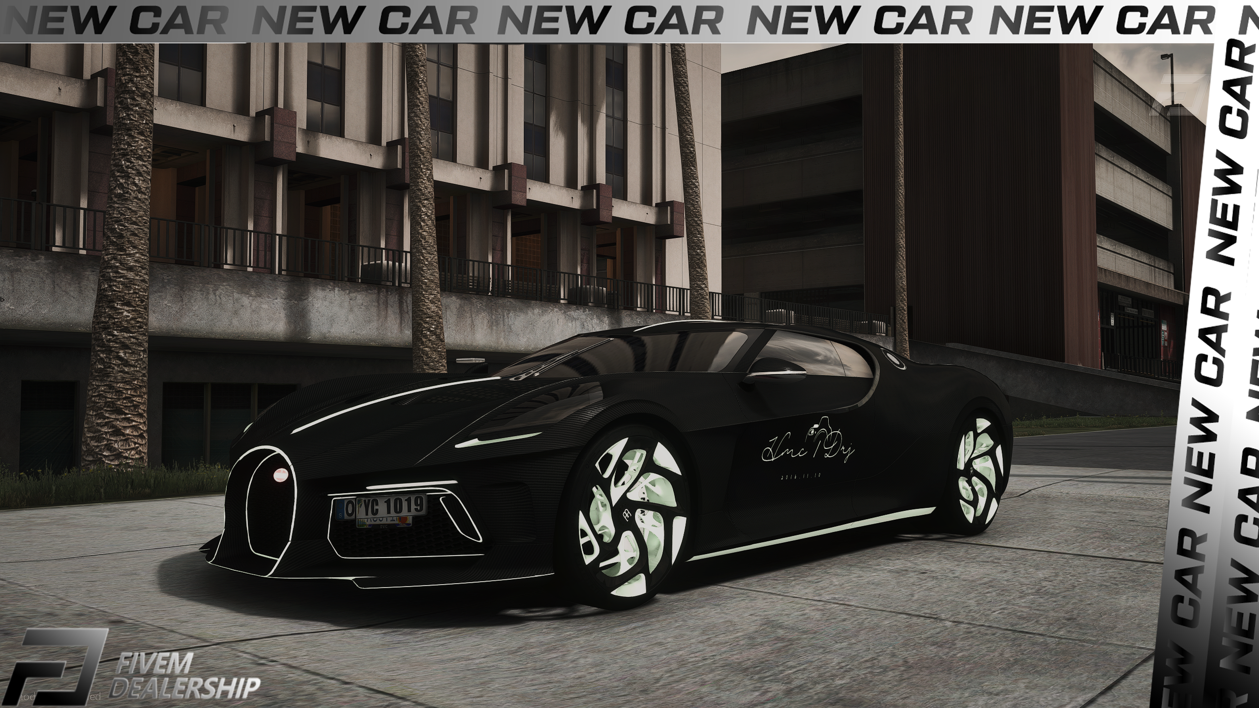 Bugatti LA Voiture Noire [Dinamic Lights]