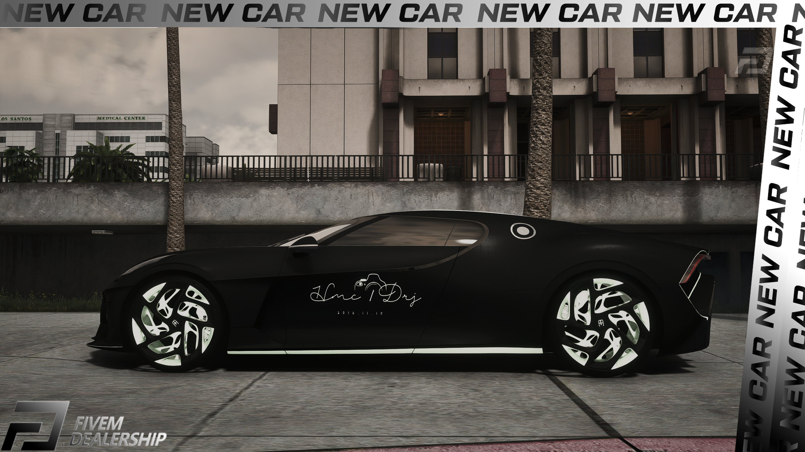 Bugatti LA Voiture Noire [Dinamic Lights]