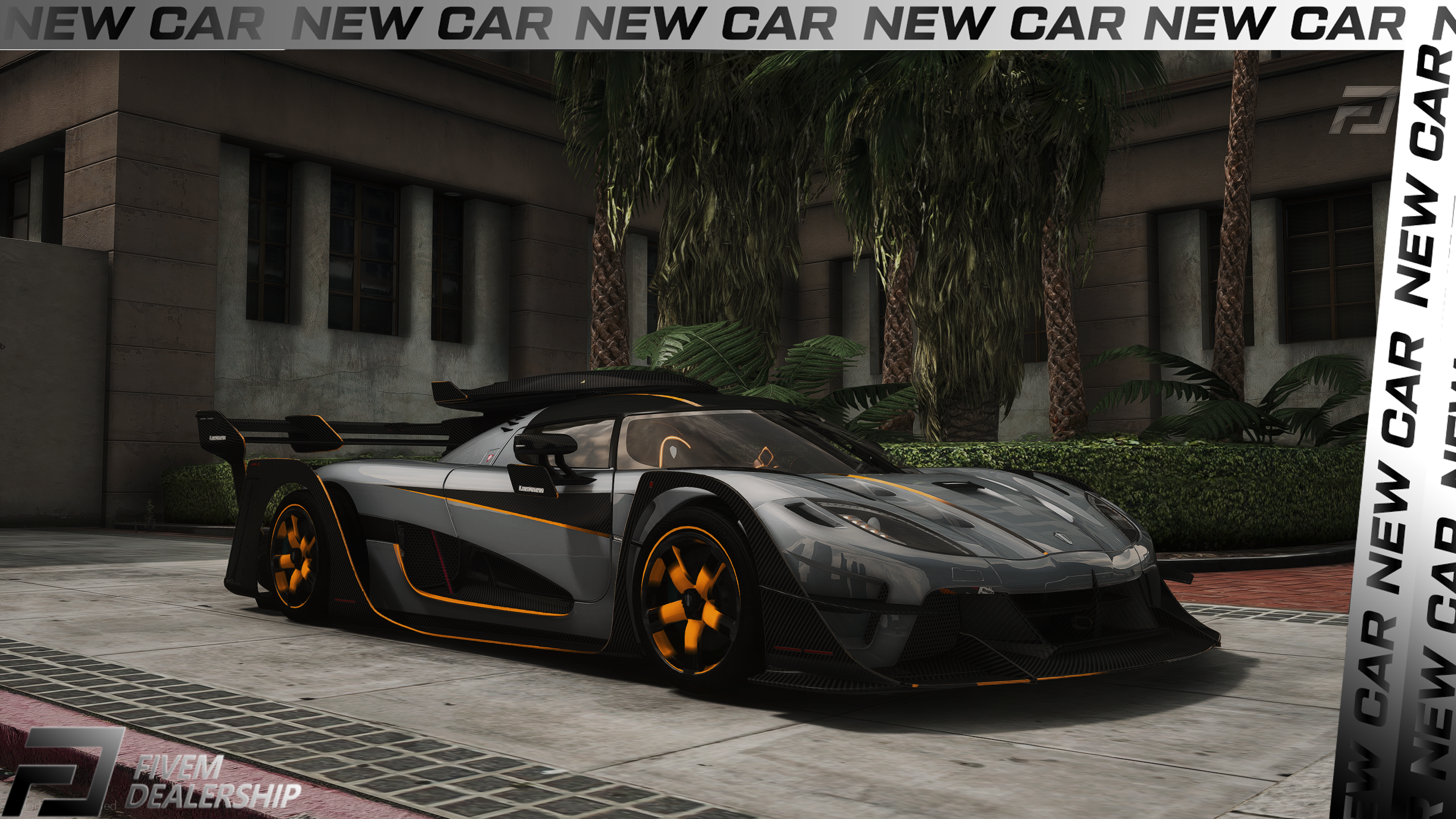 Koenigsegg One GT Police [Dinamic Lights]