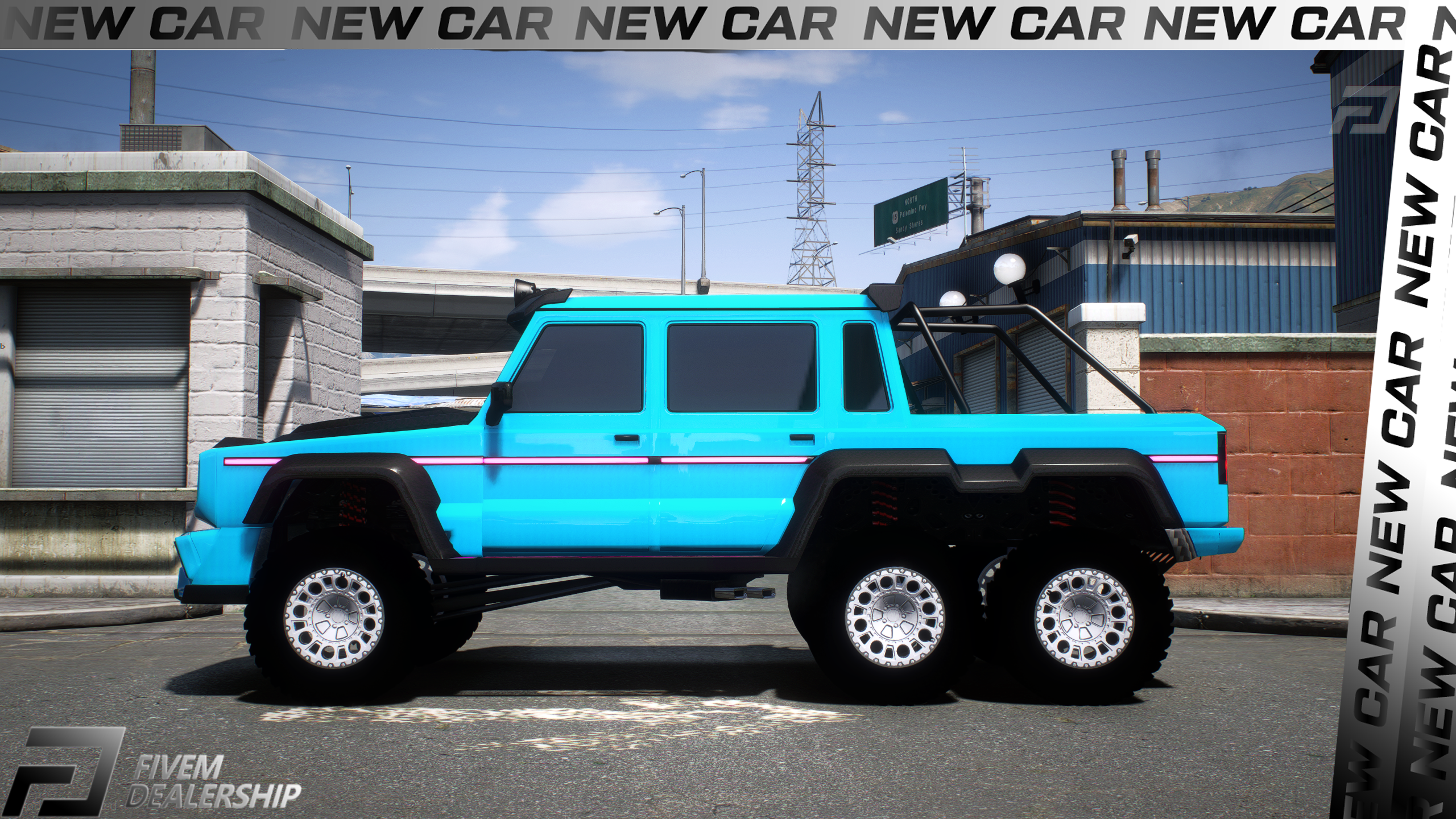 (Lore Friendly) Benefactor Dubsta 6x6 [Animated Lights]