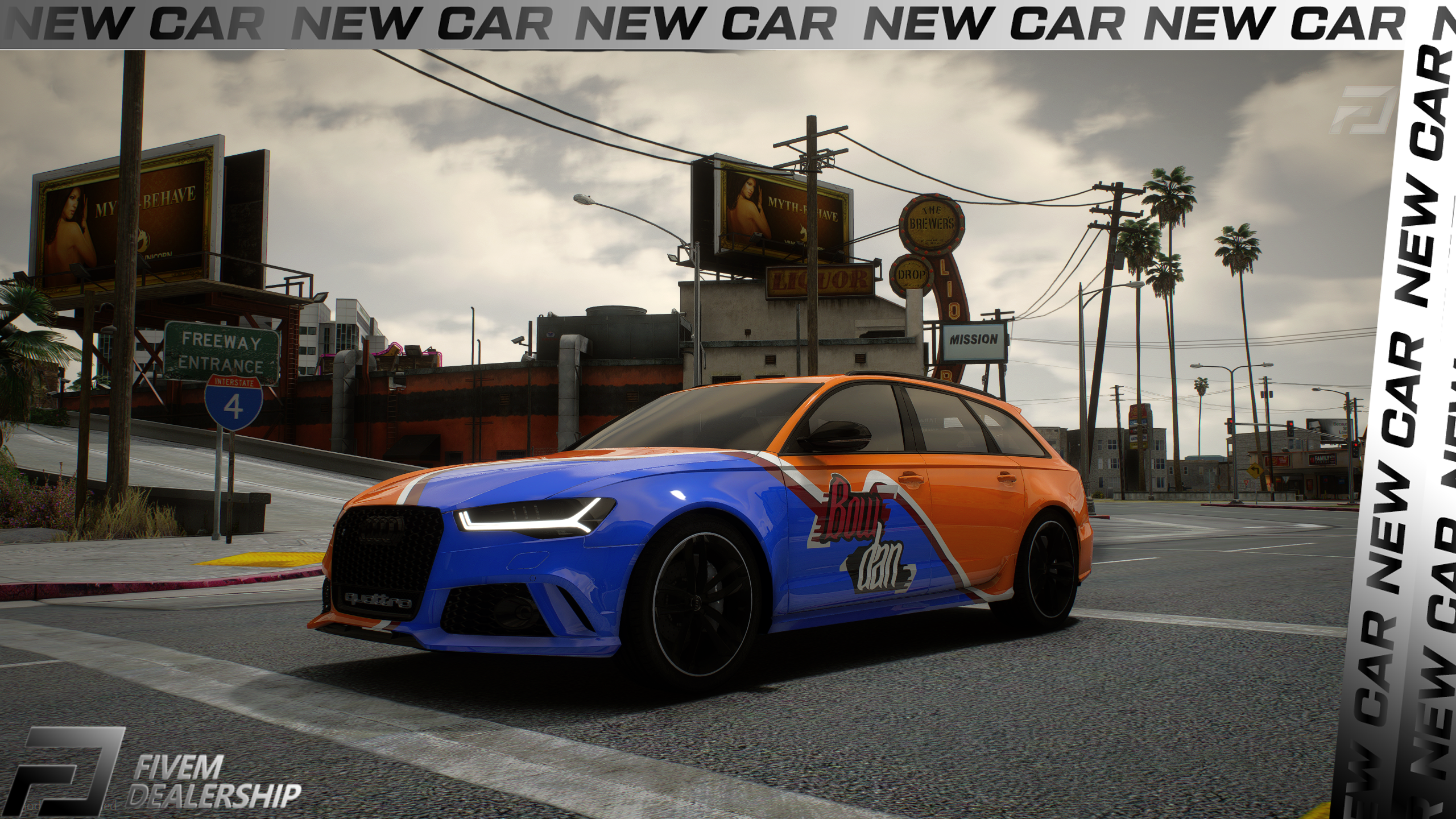 Audi RS6 2016 Bowdan Custom