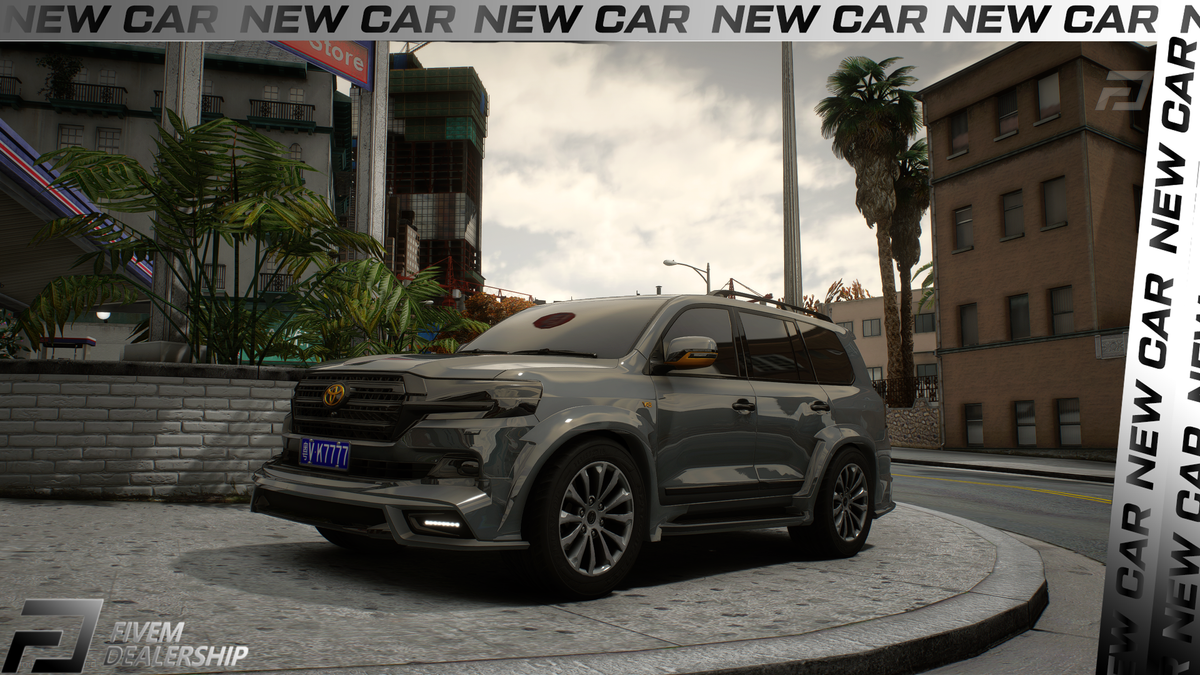 Top-tier gold WALD Toyota Land Cruiser