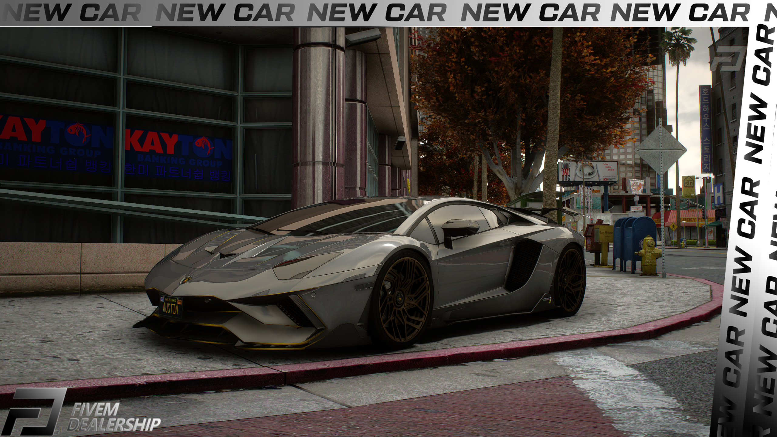 Lamborghini Aventador ONYX [Dinamic Lights]