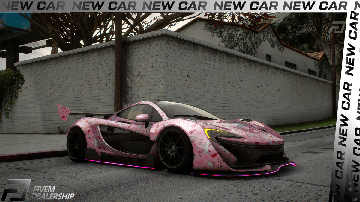 Mclaren P1 GT Hello kitty [Dinamic Lights]