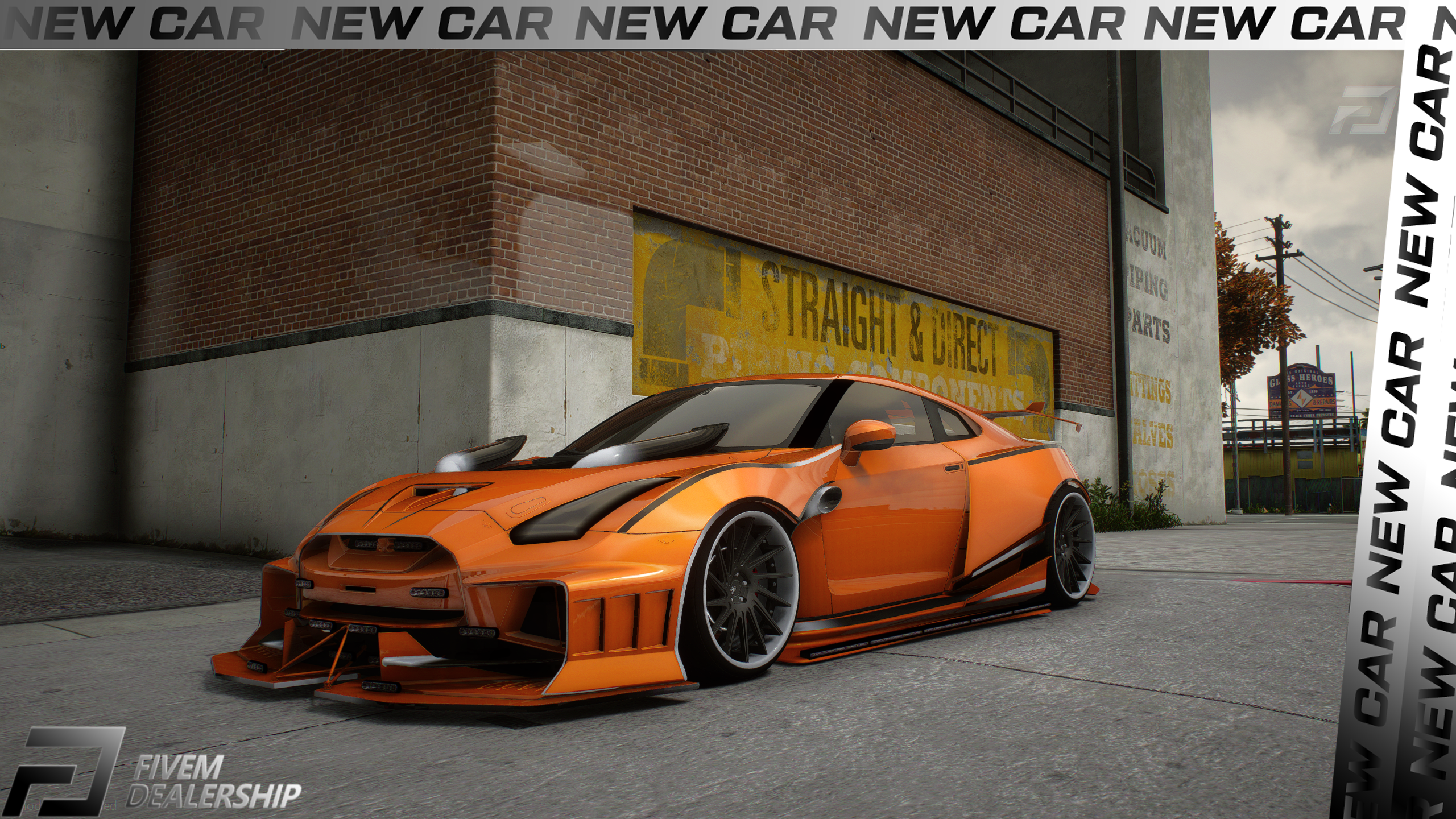 Nissan GTR Custom Widebody [Dinamic Lights]