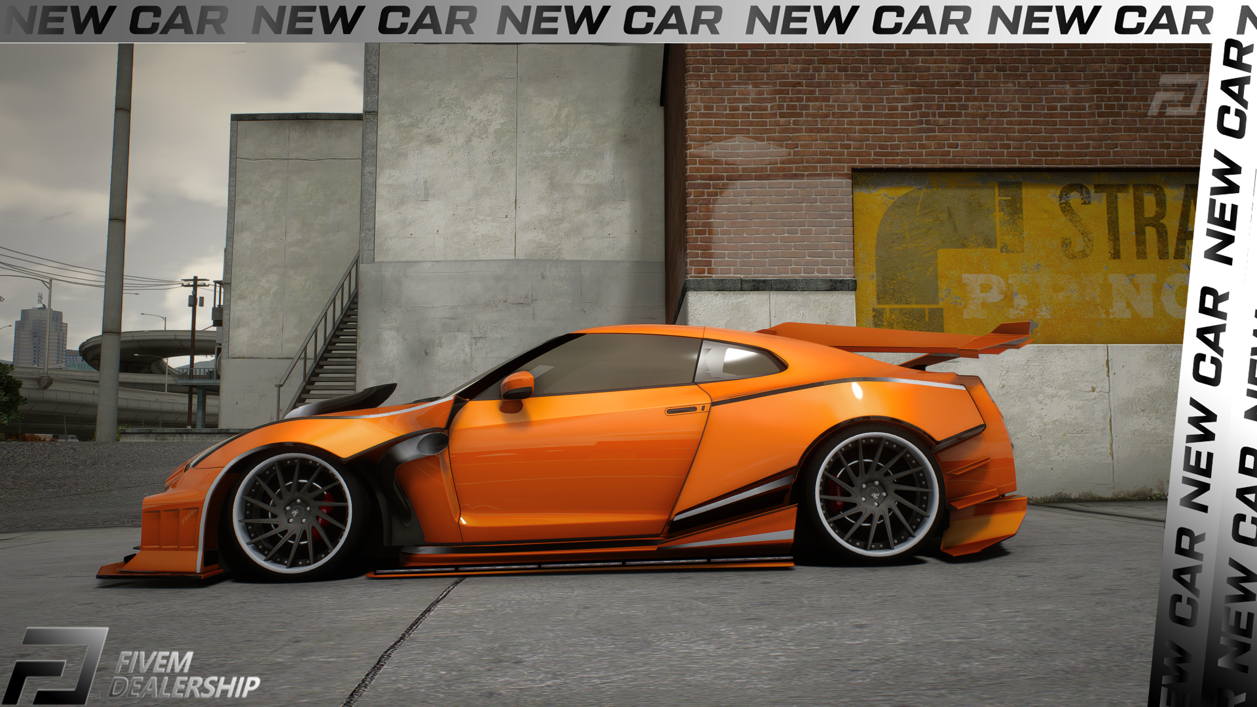 Nissan GTR Custom Widebody [Dinamic Lights]