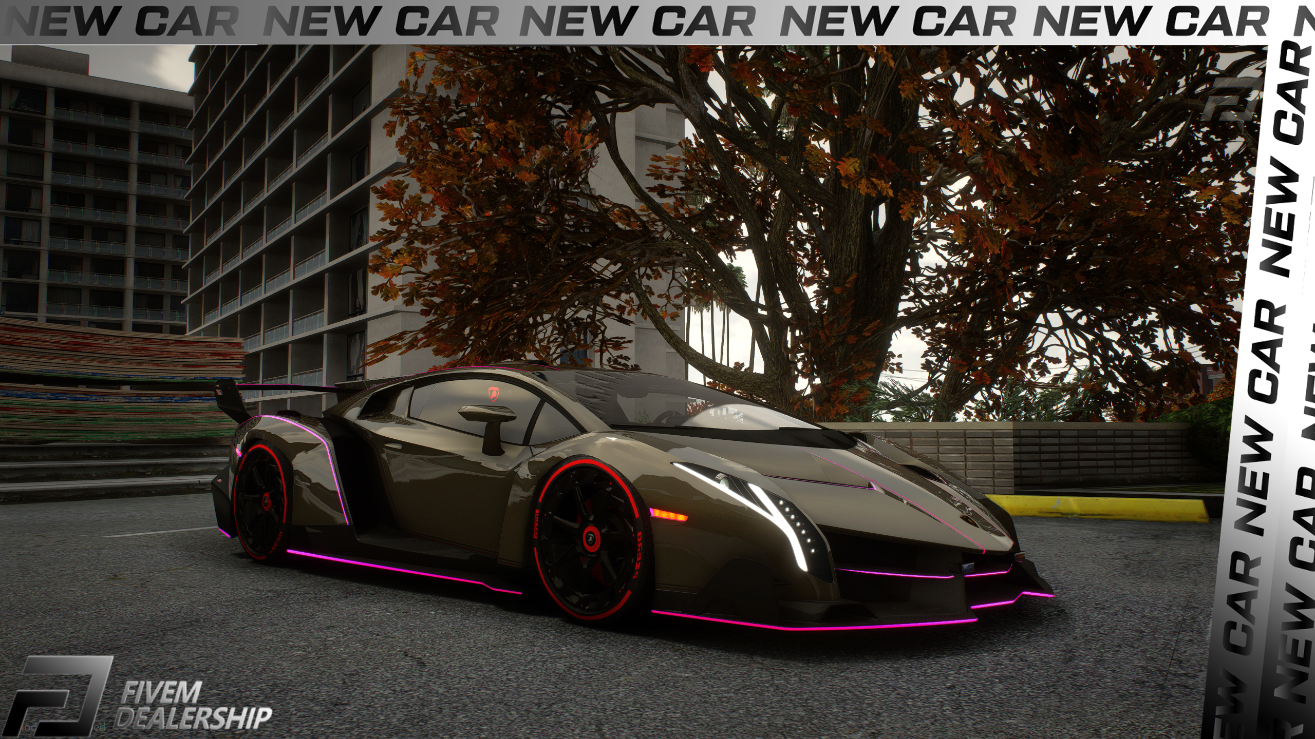 Lamborghini Veneno Police [Dinamic RGB Lights]