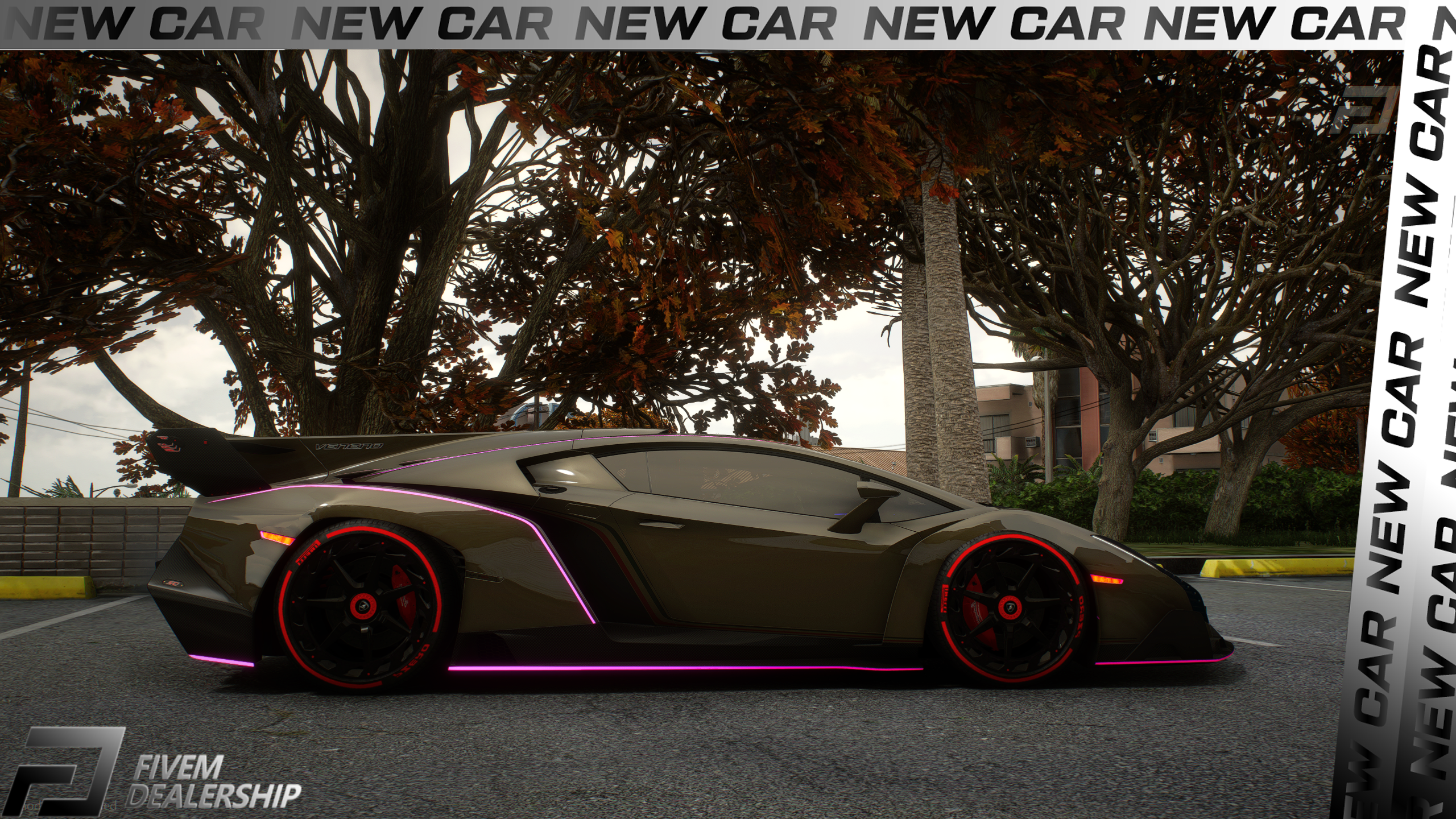 Lamborghini Veneno Police [Dinamic RGB Lights]