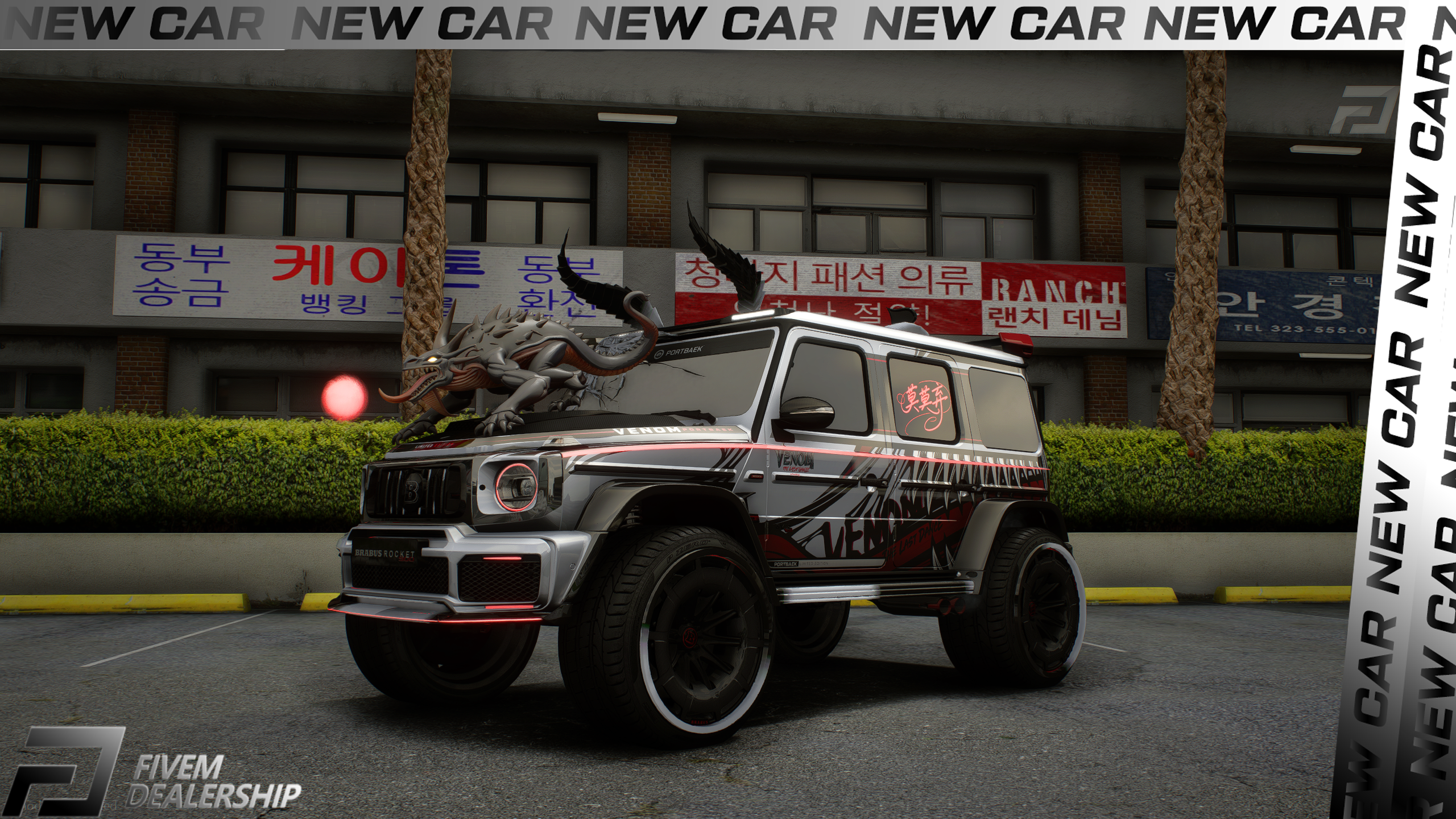 Mercedes Brabus G900 Wolf [Dinamic Lights]