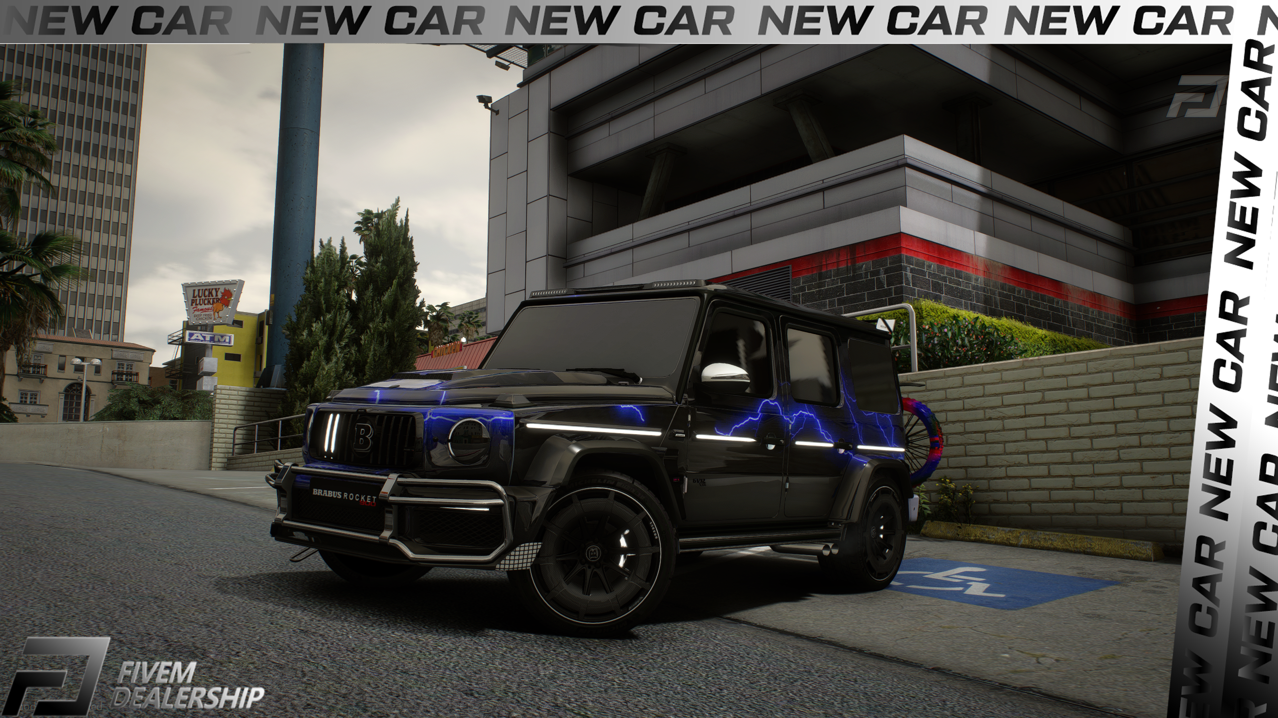 Mercedes Brabus G900 Thunder [Dinamic RGB Lights]