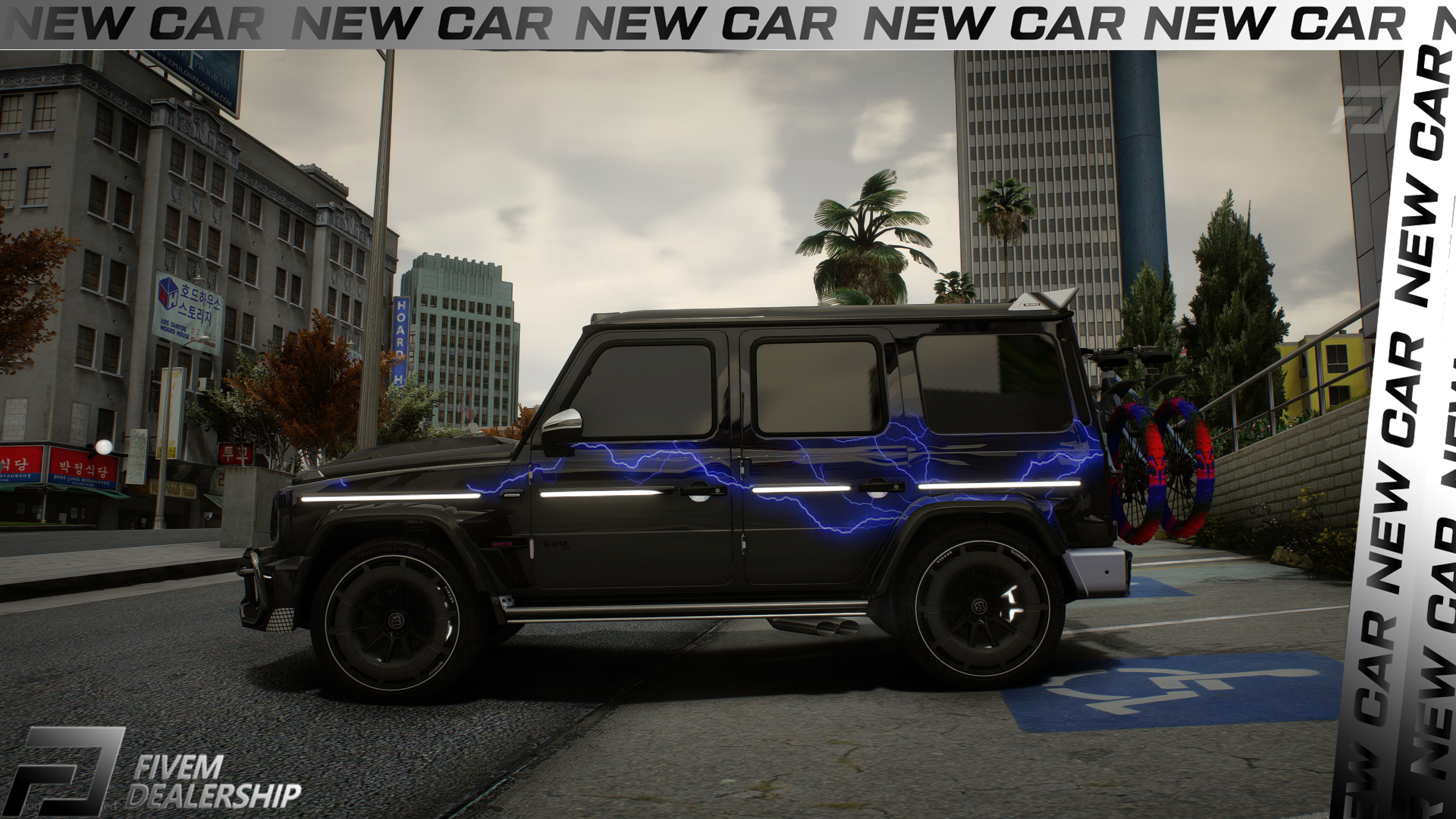 Mercedes Brabus G900 Thunder [Dinamic RGB Lights]