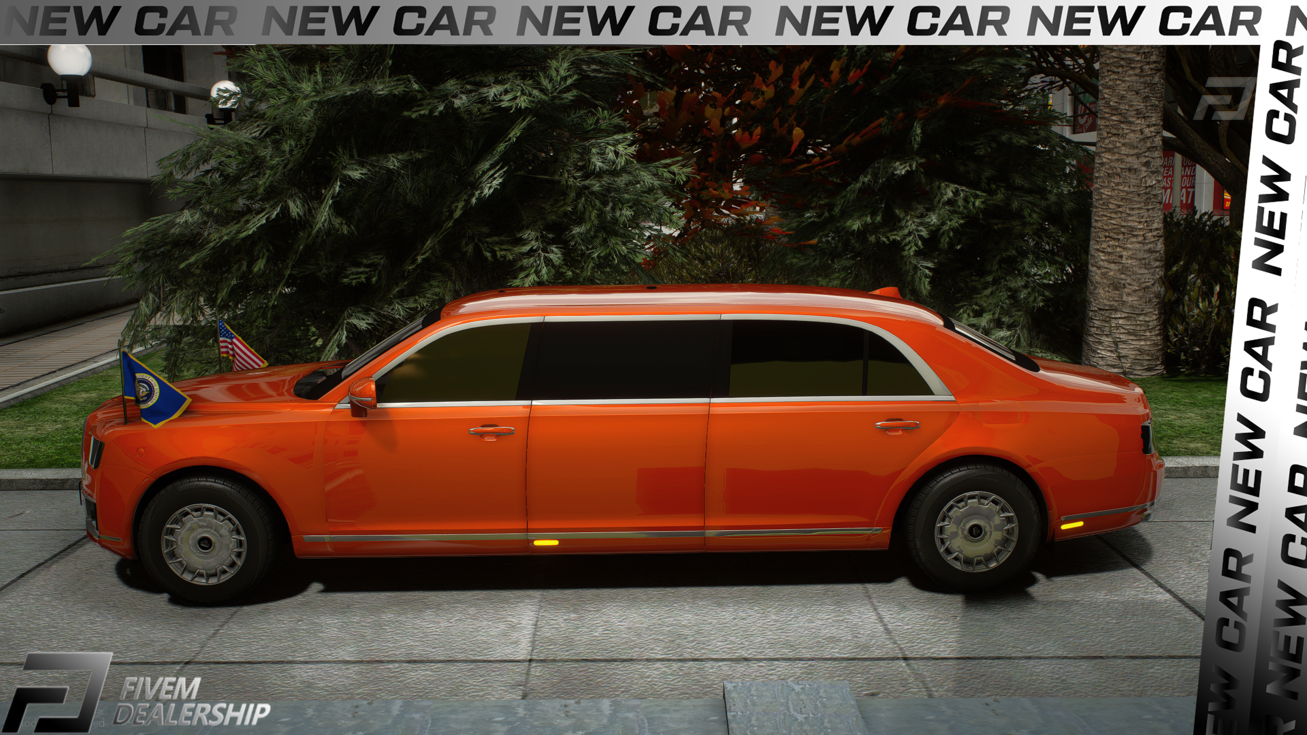 2018 Aurus Senat Limo