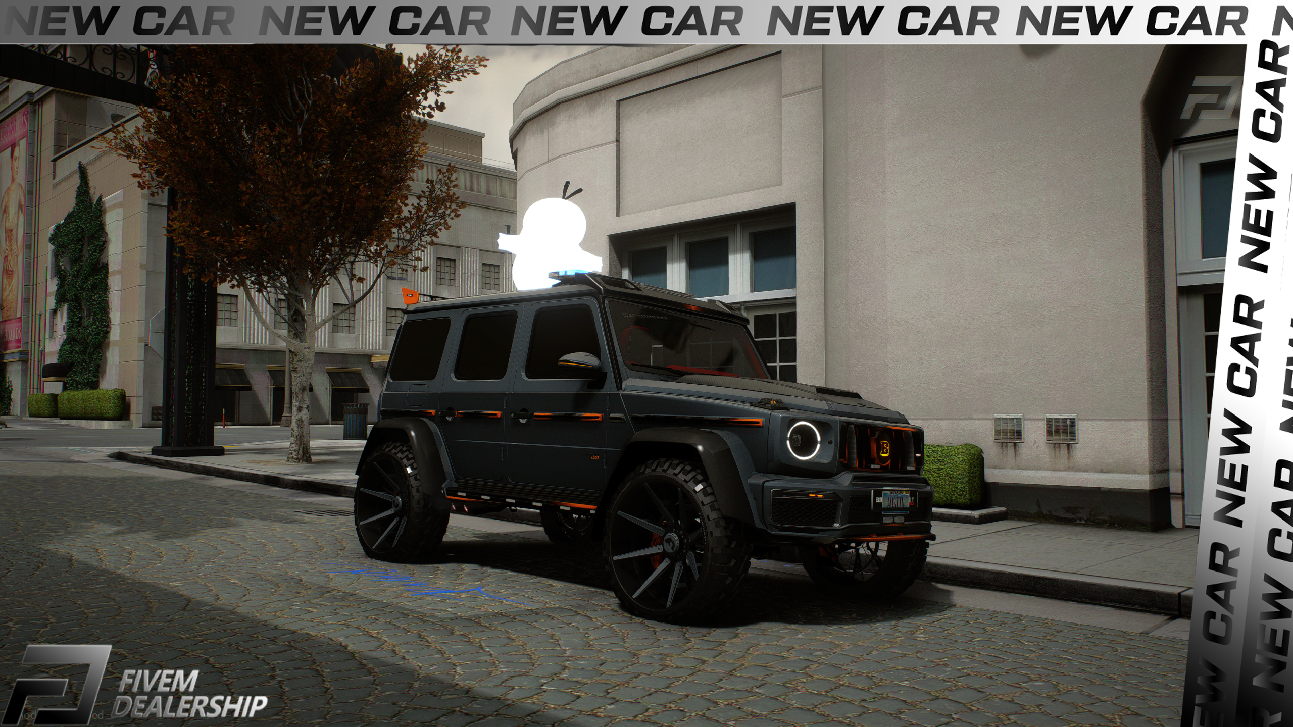 Mercedes 4x4 G900 Rocket 2021 Blue Psyduck [Dinamic Lights]