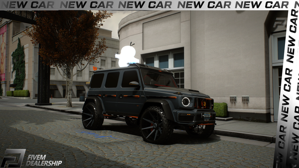 Mercedes 4x4 G900 Rocket 2021 Blue Psyduck [Dinamic Lights]