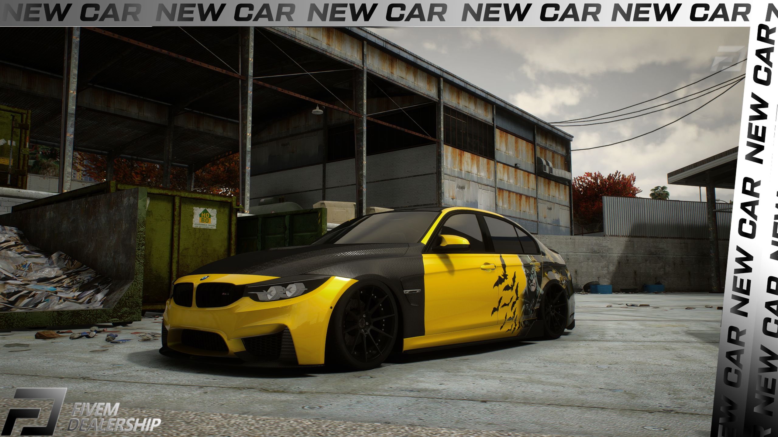 2018 BMW M3 F80 Batman Edition (Animated Windows)