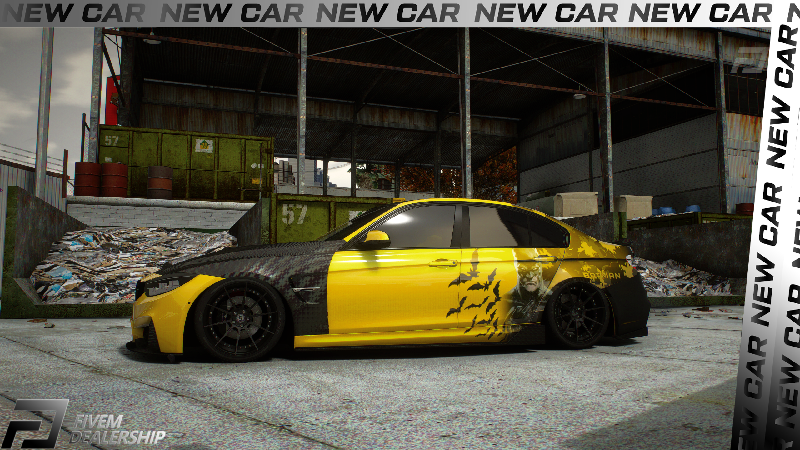 2018 BMW M3 F80 Batman Edition (Animated Windows)