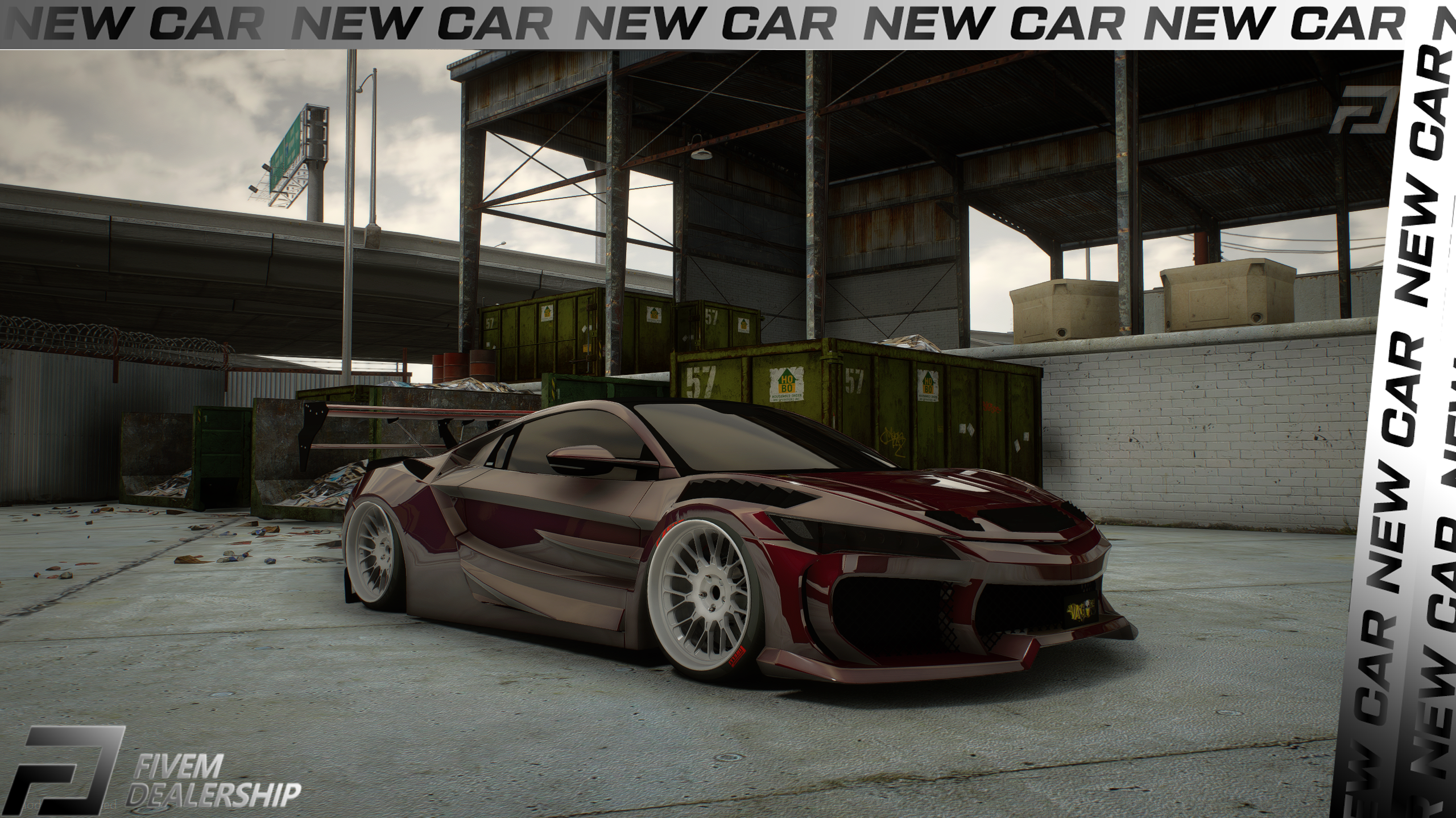 (Debadged) Abflug Acura NSX