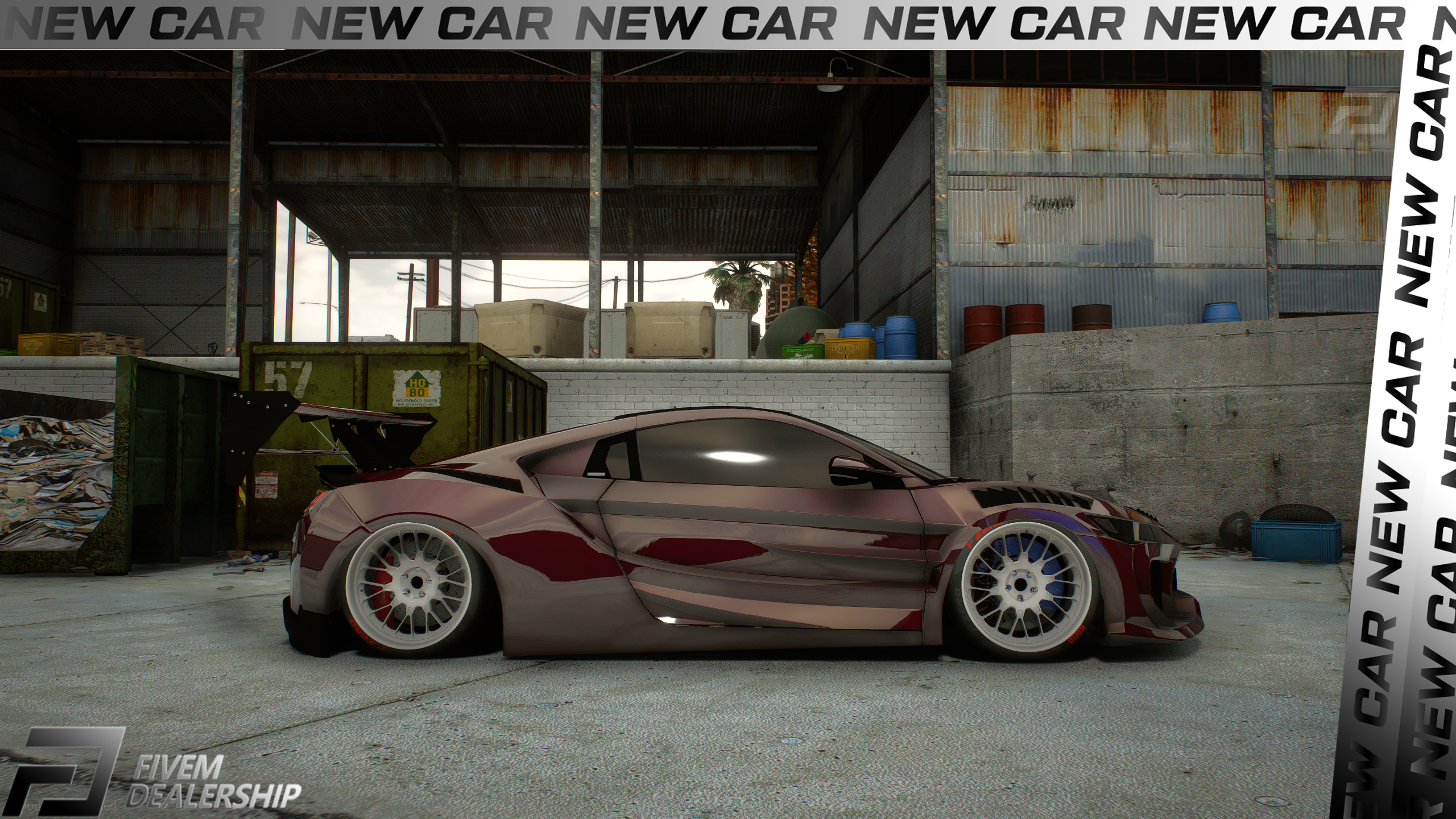 (Debadged) Abflug Acura NSX