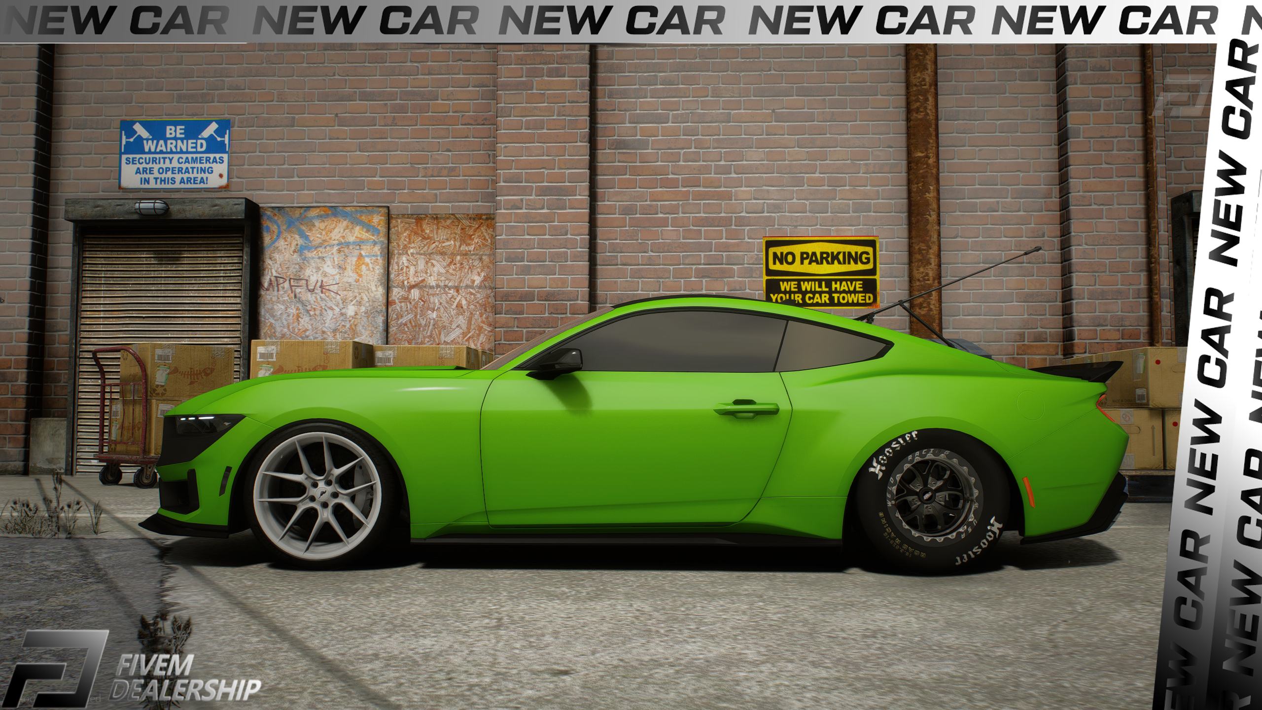 Custom Mustang Dark Horse Drag Spec