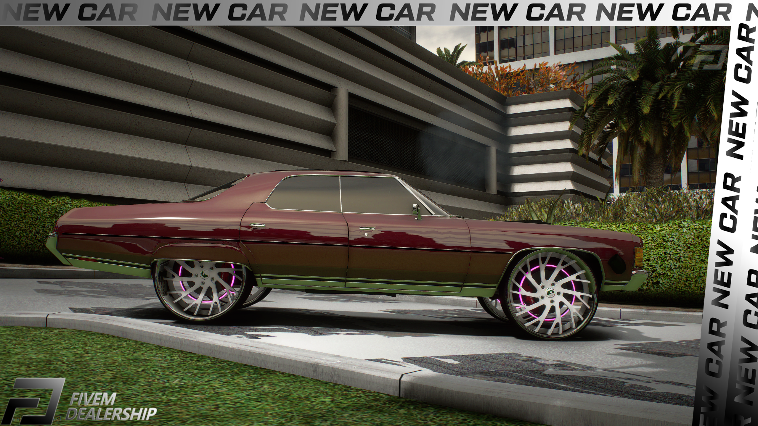 Custom Twin turbo 71 Chevy Caprice on Forgiato's