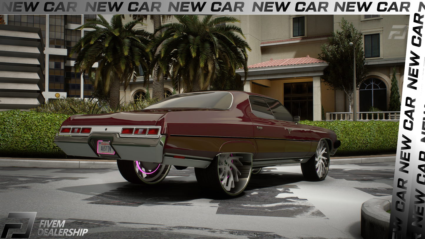 Custom Twin turbo 71 Chevy Caprice on Forgiato's