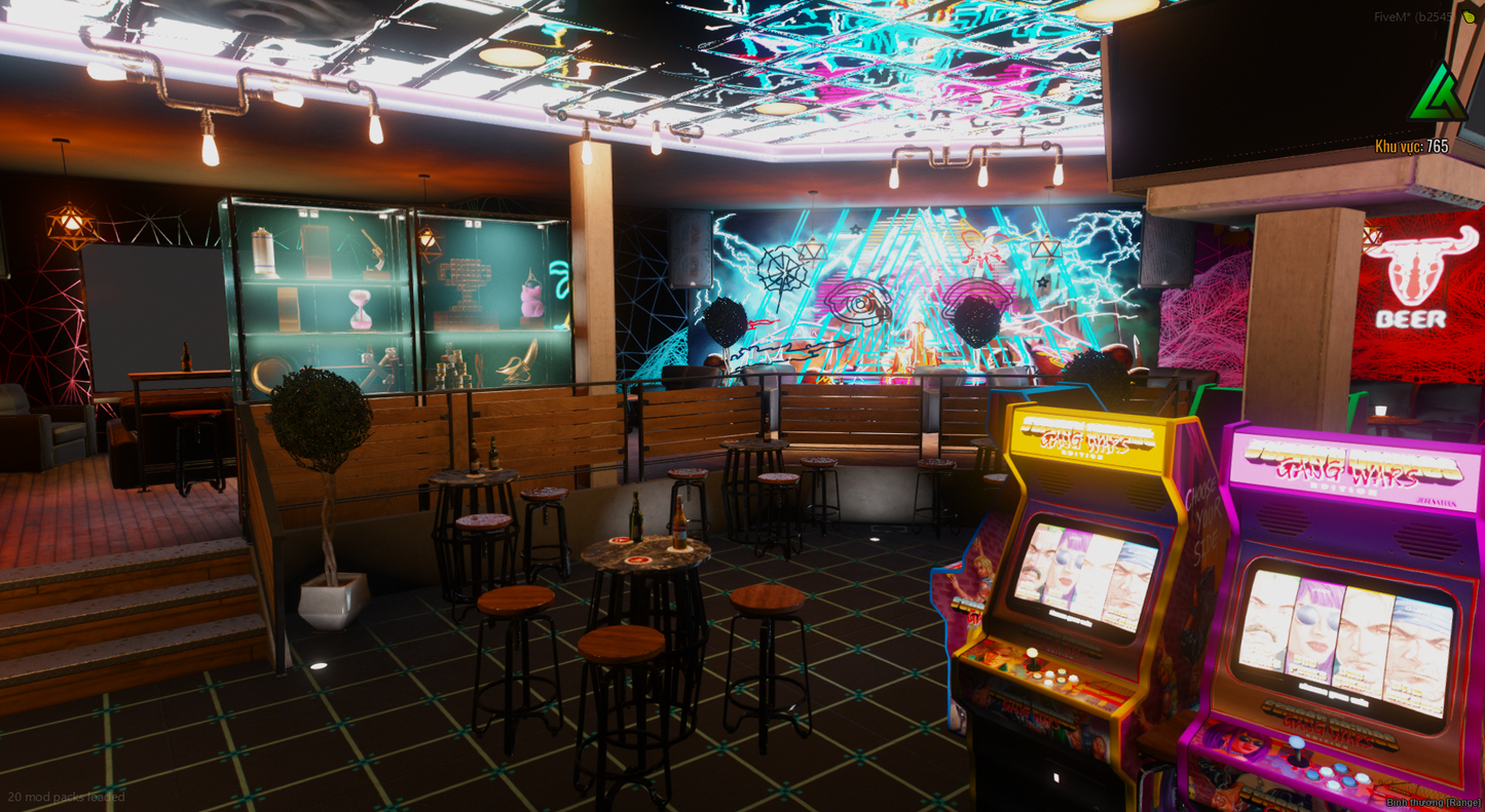 [MLO] Open Interior Arcade Bar. Overview