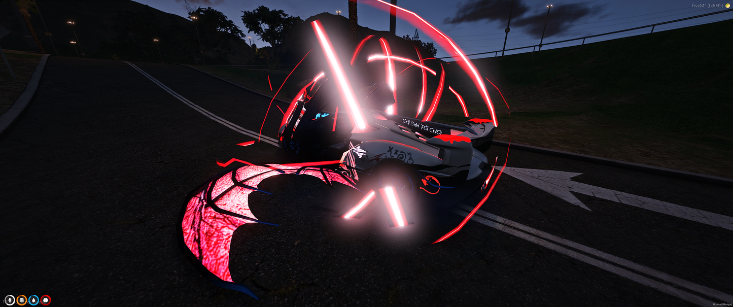 Mclaren Sabre Anime Girl 3D [Dinamic Lights]