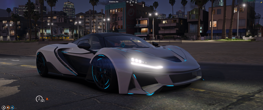 (Debadged) McLaren W1 GTR [Dinamic Lights]