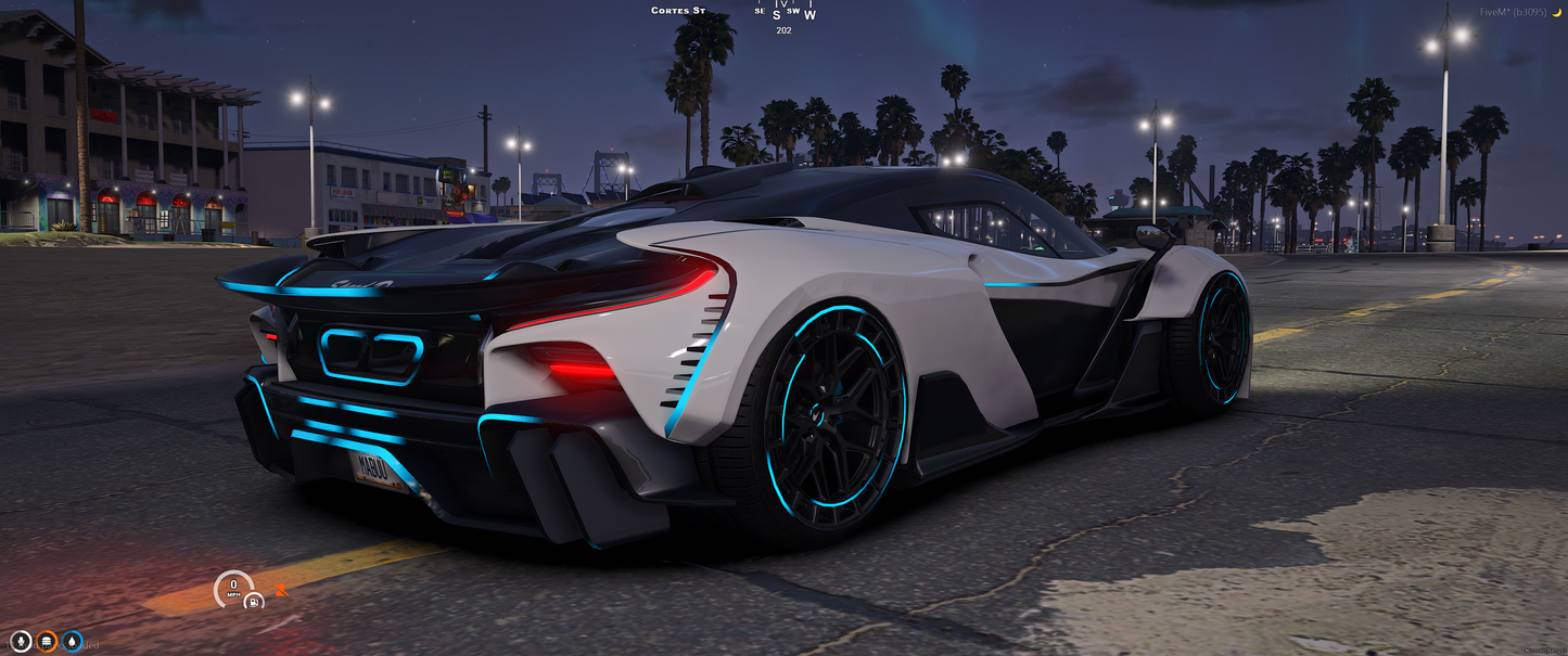 (Debadged) McLaren W1 GTR [Dinamic Lights]