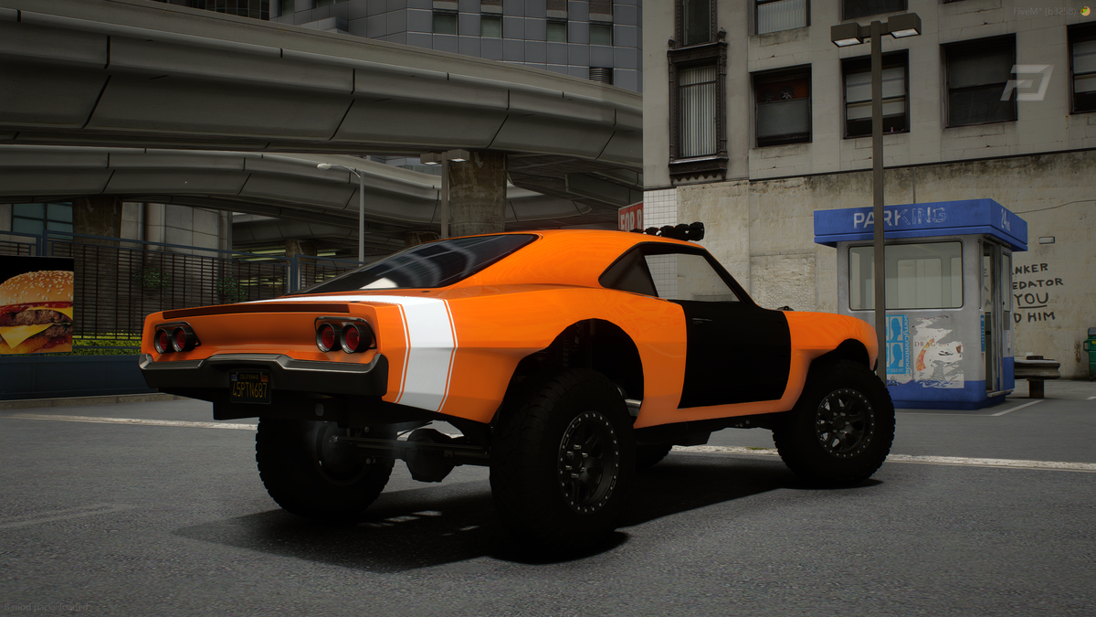 Heavily Customized Off-Road Dodge Charger