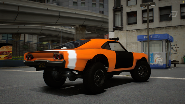 Heavily Customized Off-Road Dodge Charger