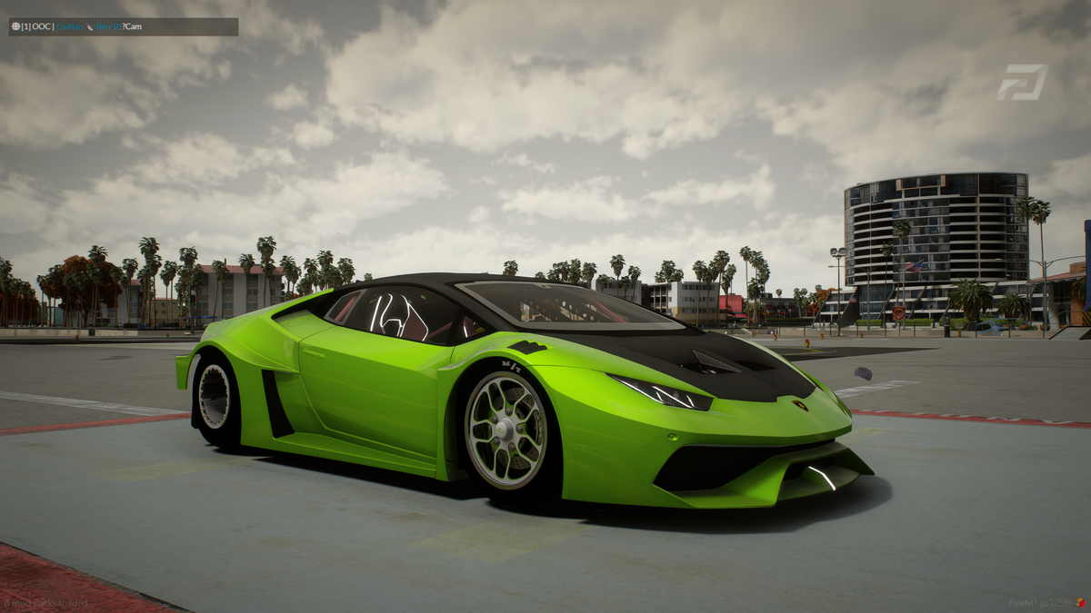 Lamborghini Huracan Drag Race Custom