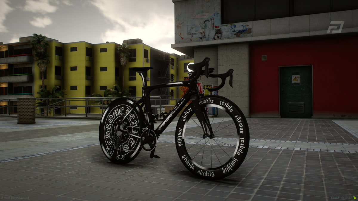 Racing Bicycle Chrome Hearts [Dinamic Lights]